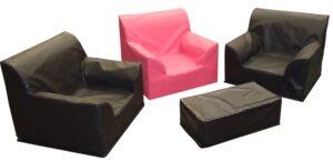Seclusion Furniture Chairs & Footstool/Table